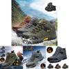 Men's Winter Snow Boots Warm And Waterproof Hiking Shoes With Elegant Look