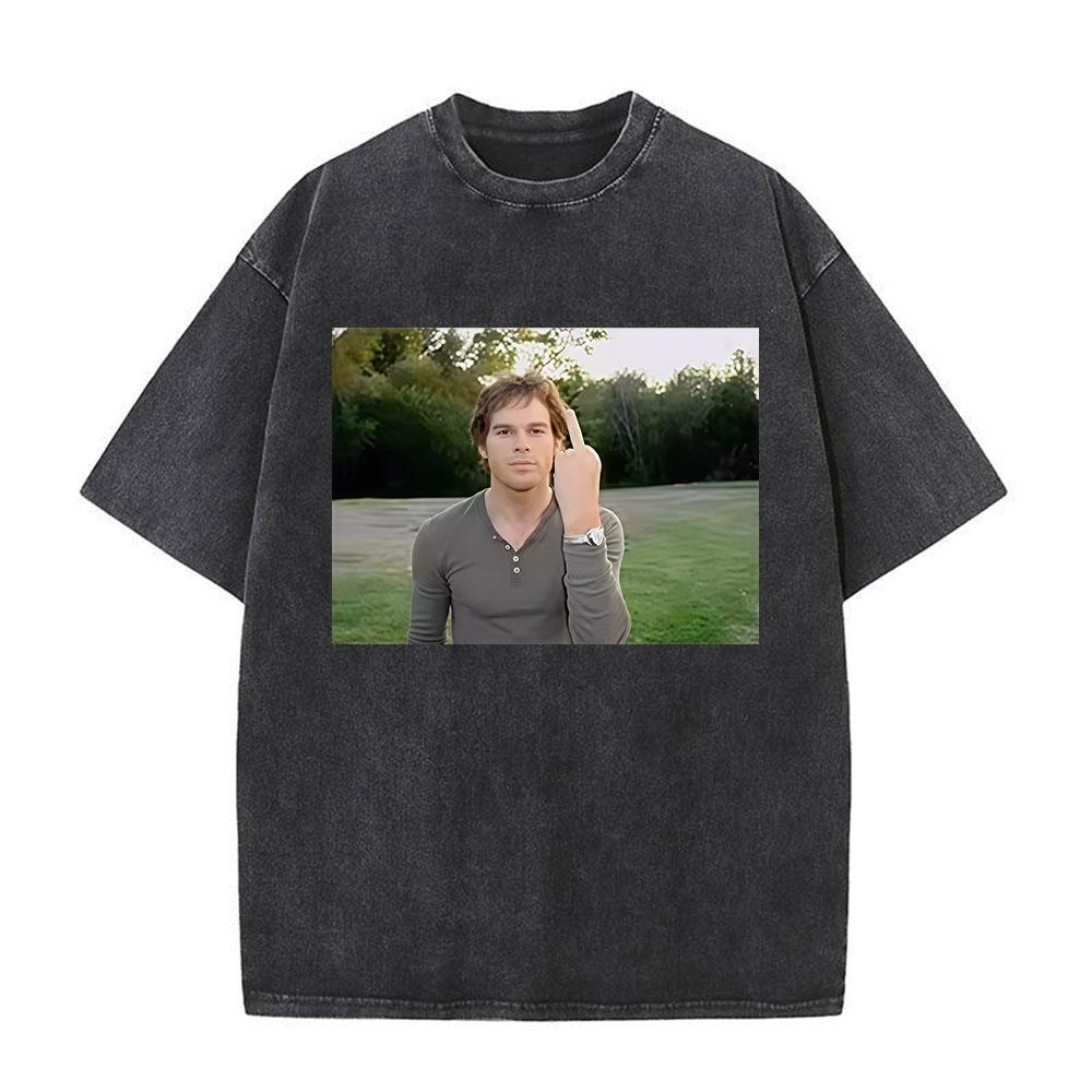 Tv Play Washed Vintage Dexter Morgan Graphic Tshirts Mens Women Clothing Casual Short Sleeve T Shirts Fashion Gothic Tshirt