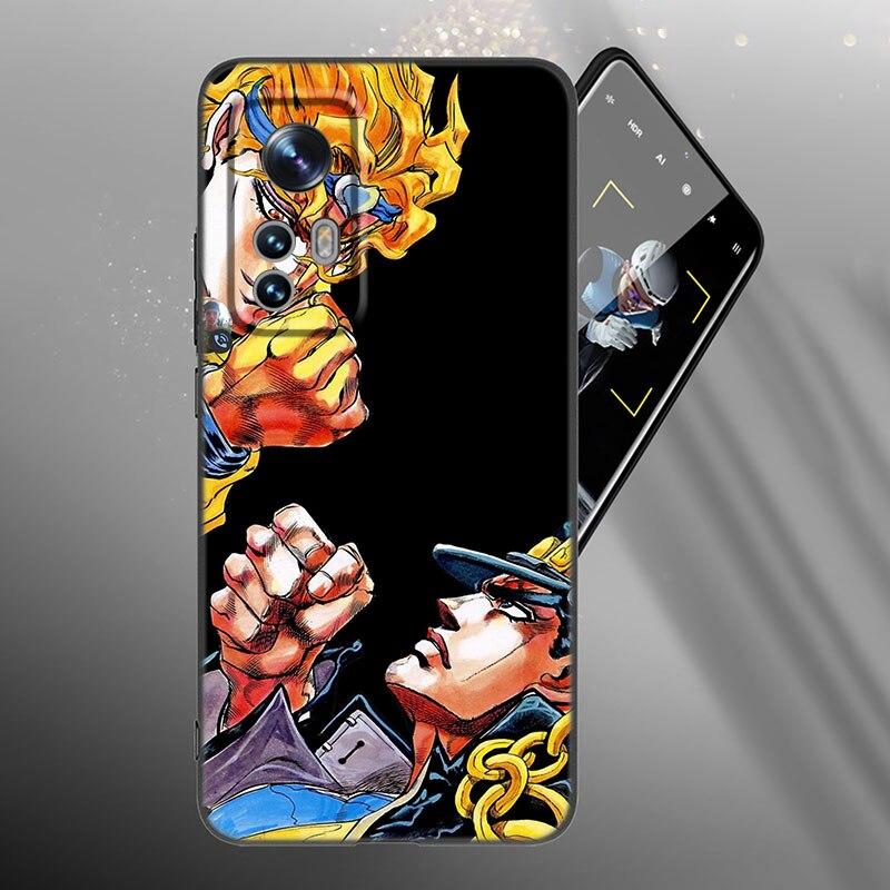 JoJo Bizarre Adventure Phone Case For Xiaomi Mi 10T 11i 11T Note 10 11 Lite NE F1 POCO F3 M3 X3 GT NFC M4 X4 Pro 5G Black Cover