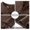MARK FAIRWHALE Men's Thermal Mock Neck Long Sleeve T-Shirt