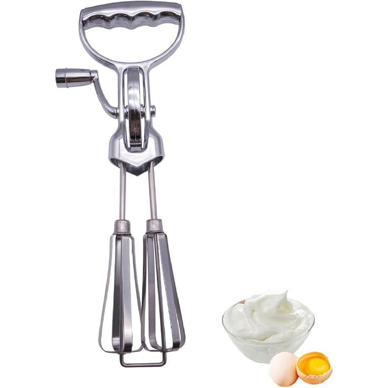 

Ручной миксер из нержавеющей стали для взбивания яиц, ручная рукоятка, ручная взбивалка для яиц, инструменты для вспенивания молока, инструменты для смешивания, бытовые миксеры, аксессуары для тортов, вращающиеся
