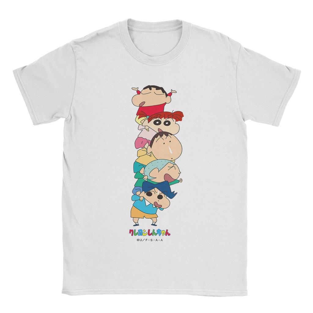 Unisex Unisexs Crayon Shinchan Chocobi Snack Logo T Shirt Cotton Clothing Fun Short Sleeve Tee Shirt Big Size Tshirt