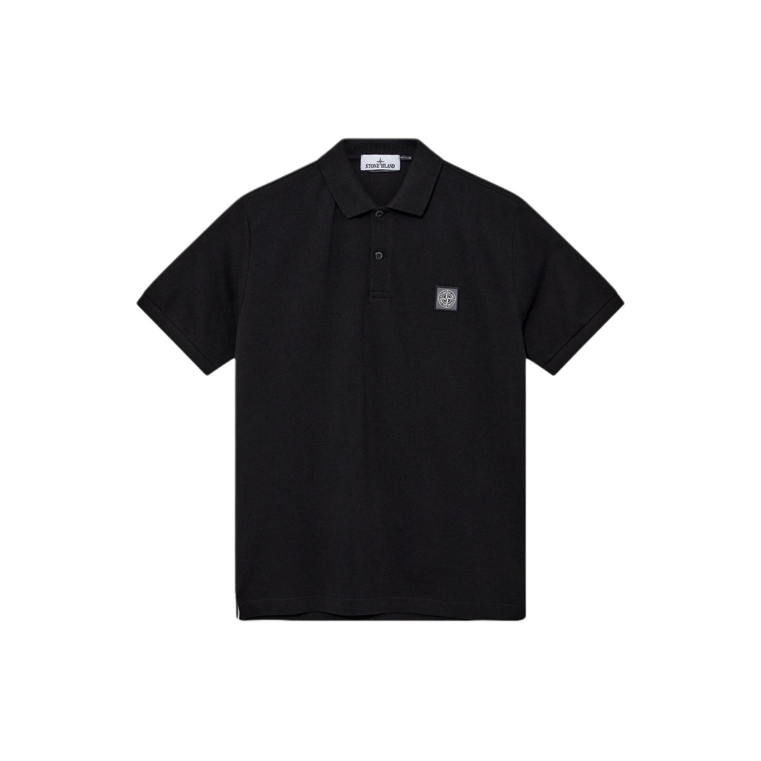 Stone Island Kompas Patch Logo Poloshirt Zwart Heren Tops 801522R39-A0029 M