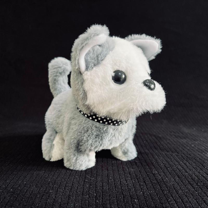 1Pcs Child Friendly Leashed Puppy Doll, Electronic Barking and Walking Plush Toy as Gift