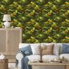 Military Camouflage Wallpaper Yellow and Olive for Living Room and Bedroom 50x1000
