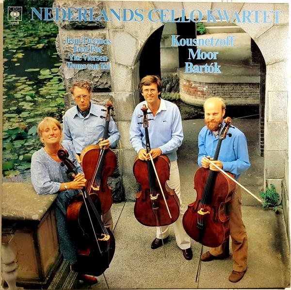 

LP Record NEDERLANDS CELLO KWARTET KOUZNETZ Kousnetzoff . Moor . Bartok 71099 CBS 1980 Netherland Classical Used