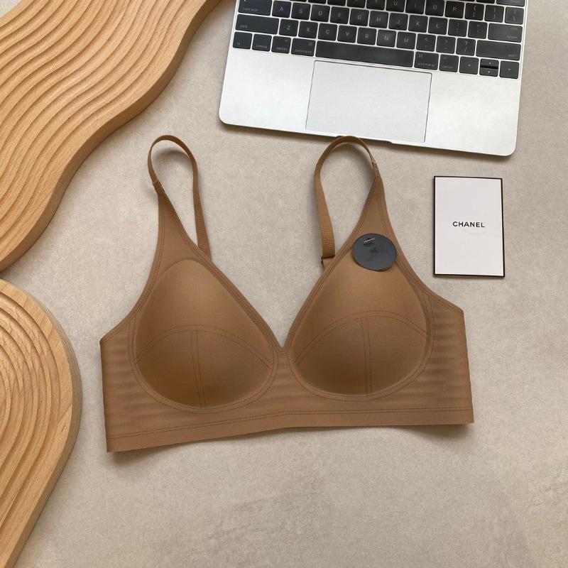 Cloud seamless nylon underwear women's spring thin small breasts gathered anti-sagging comfortable soft support bra