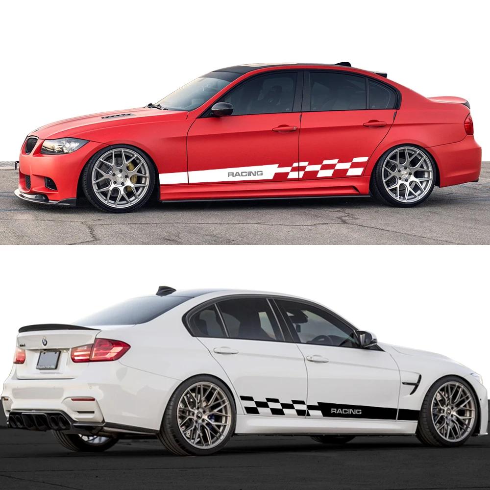 Car Sticker Vinyl Decals Racing Grid Graphics Auto Accessories For BMW 3 Series E46 E90 F30 E30 E36 M3 E92 F31 G20 E93 F34 G28