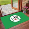 Anti‑Slip Crystal Velvet Floor Rug, Algeria National Team Design Carpet for Indoor Living Bedroom Home Decoration
