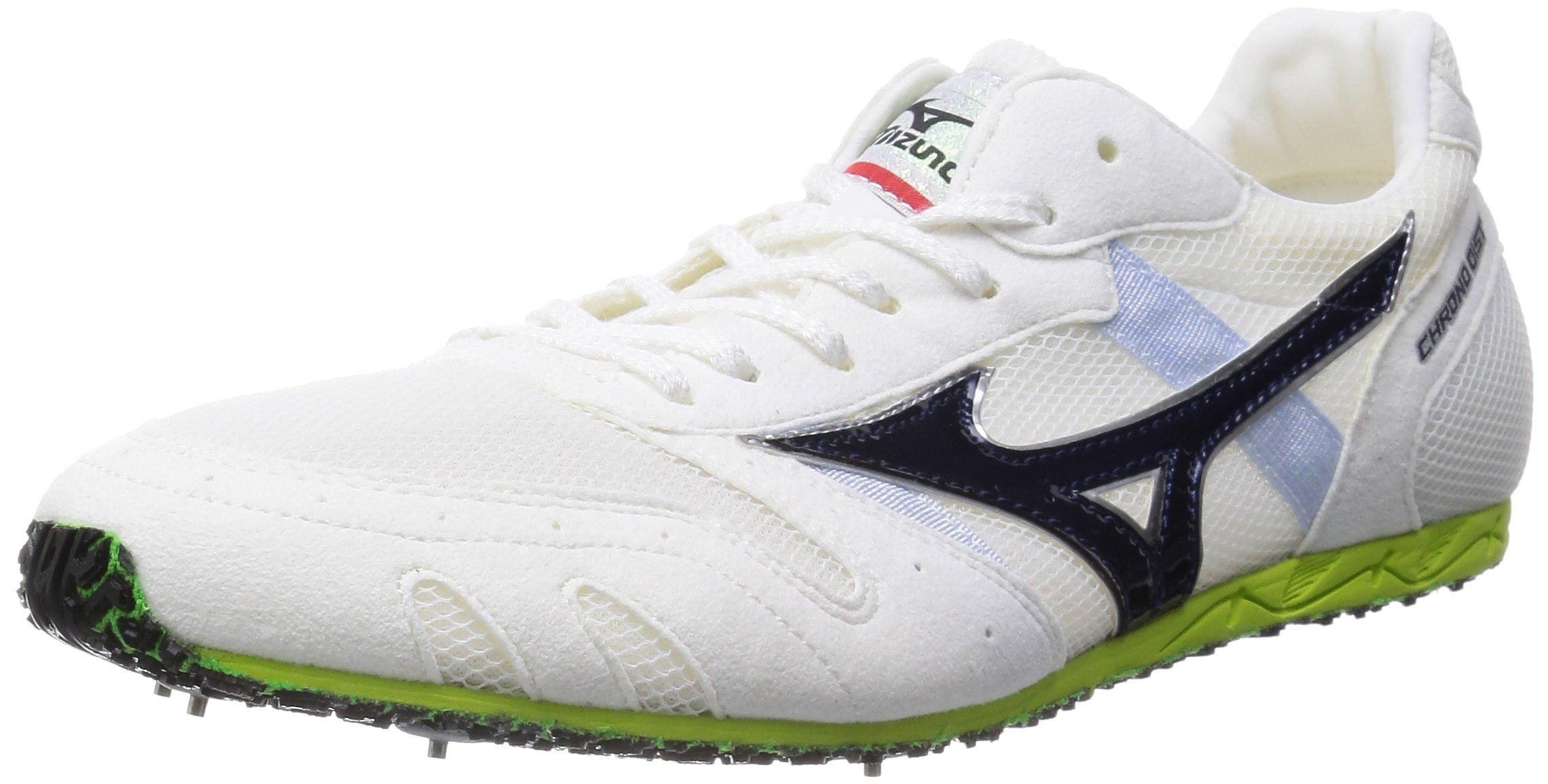 

Mizuno Chrono DIST7 Track and Field White x Spikes, Navy, 28.5
