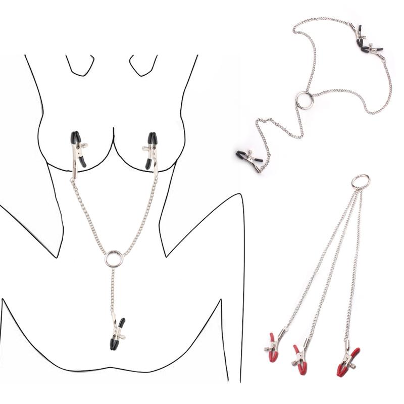 Sexy Toys For Women Nipple Clamps Powerful Magnetic Orbs Clitoris Stimulate BDSM Bondage Set Adults Couples Games Sex Products