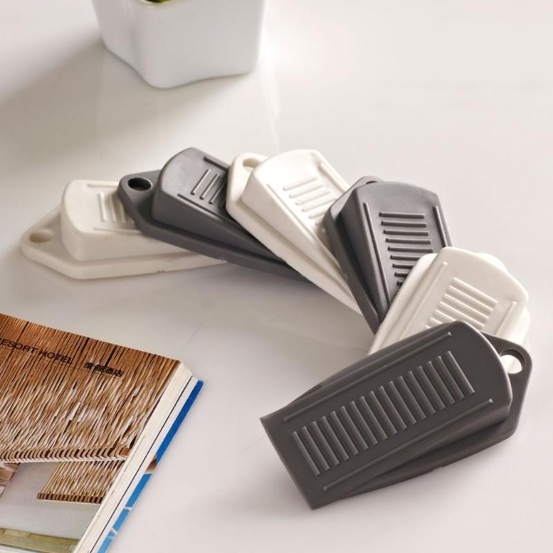 2Pcs Nonslip Door Stop PVC Door Wedge Anticollision Door Stoppers Door Rear Retainers Block Wedge Doorstops Enduring