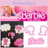 Createklat Molde para Biscoito Princesa Barbie Formato Irregular Conjunto de Ferramentas de Plástico para Assar Para Decoração de Bolo DIY