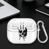Gothic Skeleton Clear Earphone Cases Cover With Hook Case For Samsung Galaxy Buds 3 FE 2Pro Live 4 Pro 2 3Pro 4Pro