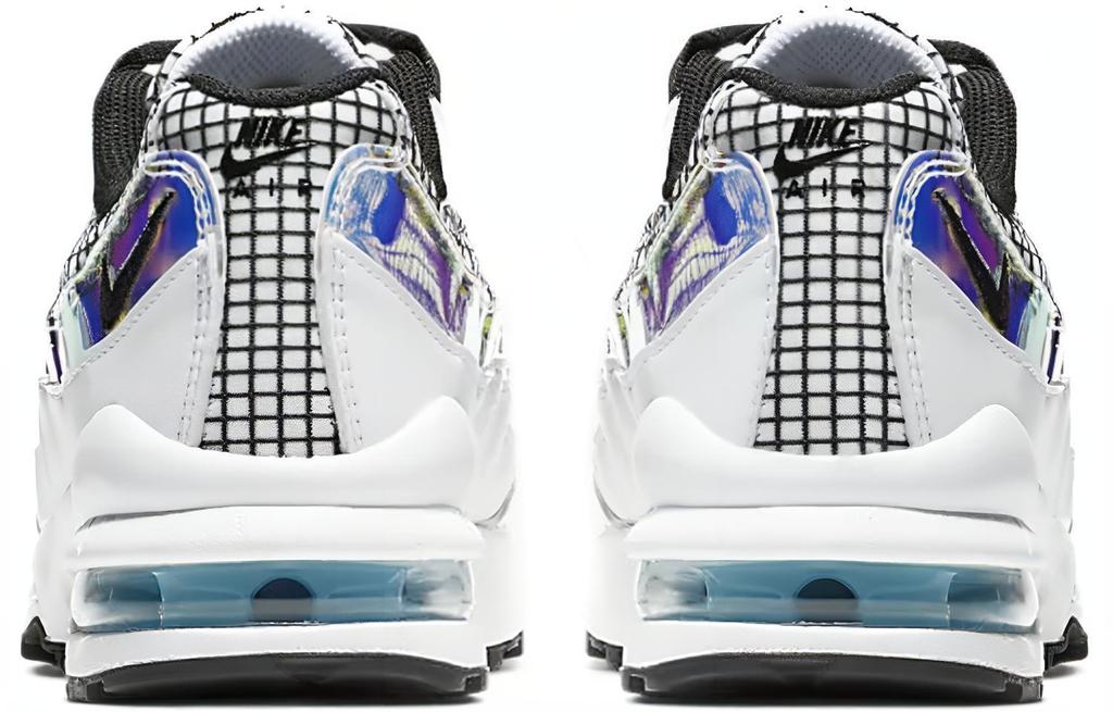 Nike Air Max 95 LV8 Weiß Blaue Glasur Schwarz GS BQ7218-100