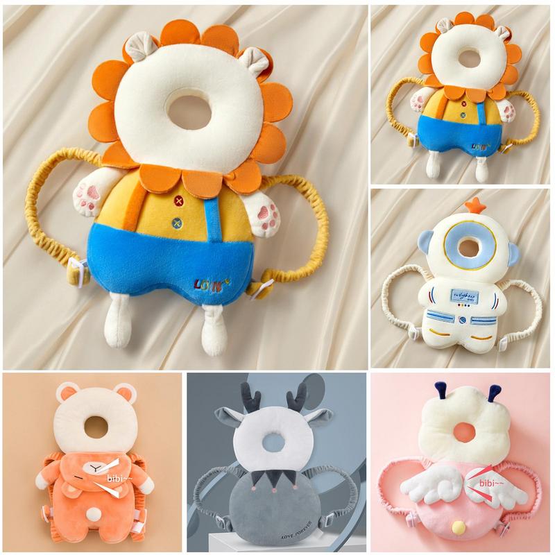 Baby Fall Pillow Backpack Cute Head Pillow Pad Fall Protector Back Cushion Pillow Backpack Baby Head Protector Adjustable Pad