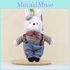 Plush Keychain Rabbit With Short Fur And Pp Cotton Filling For Accessories