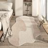Simple Special-shaped Imitation Cashmere Carpet Living Room Dirt-resistant Table Mat