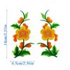 Flowers Leaves Sew Iron On Patches Hot Melt Adhesive Ironing DIY Embroidery Flowers Patch Clothes Patchwork Sticker for Clothes
