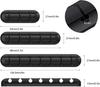Cable Organizer Silicone USB Winder Desktop Tidy Management Clip Cable Holder For Mouse Headphone Protector Wire Organizer Clamp