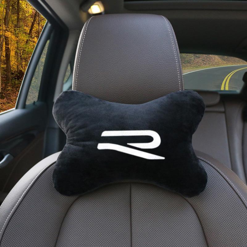 New Car Auto Seat Head Neck Rest Cushion Headrest Pillow Pad New R logo for VW Volkswagen Golf 8 MK8 Accessories