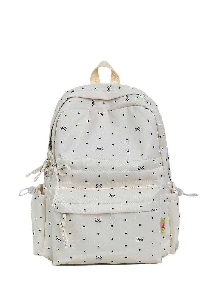 Schoolbag schoolbag junior high school girls girl heart polka dots bow versatile high value primary school backpack women 1011 new
