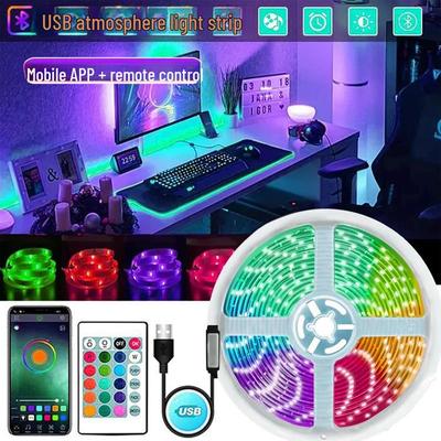 5-V-Bluetooth-RGB-LED-Lichtset für Fernseher und Schreibtisch