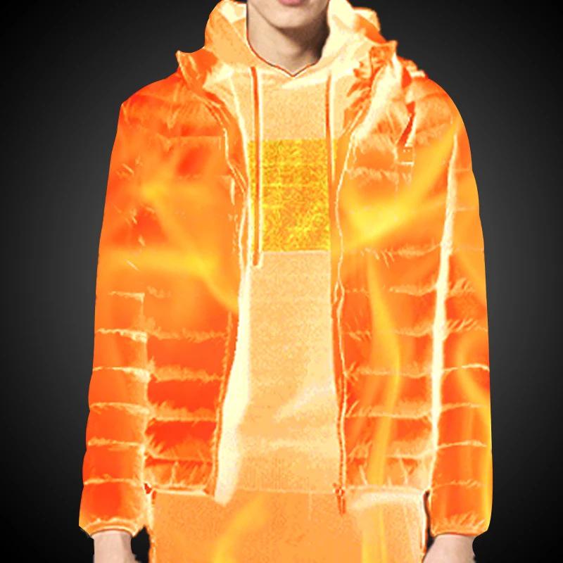 USB-Powered Heated Winter Coat: Smart 11-Zone Temperature Control for Men and Women