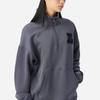 Li-Ning Sports Fashion Series Stand Collar Long Sleeve Pullover Sweatshirt Unisex Tops Earth-Gray AWDSA05-1