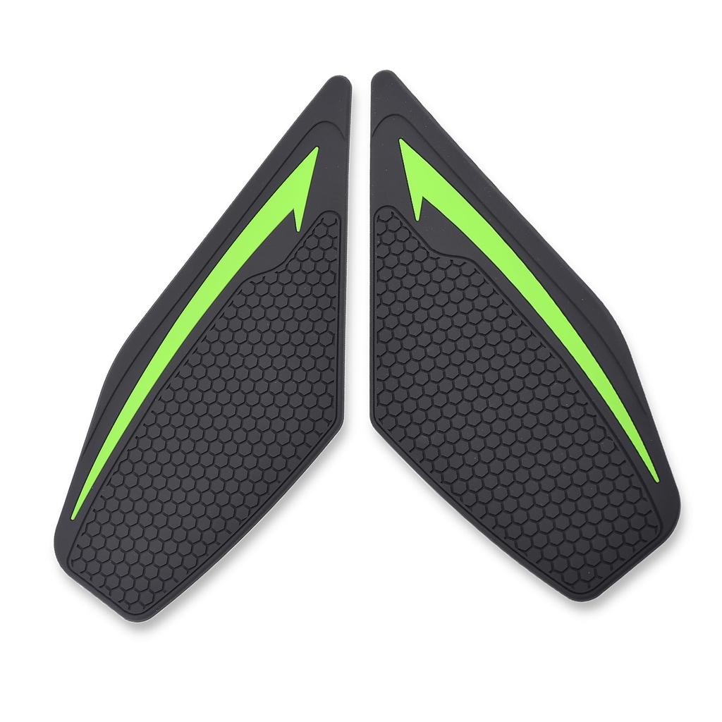HRuizq Traction Pad Street Bike Kit for Kawasaki Ninja 400 (2018-2024), Ninja 250 (2019-2024), Z250 (2019-2024), and Z400 (2018-2024) - Green Tank Pad