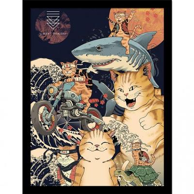 Vincent Trinidad Catana Montage Framed Poster