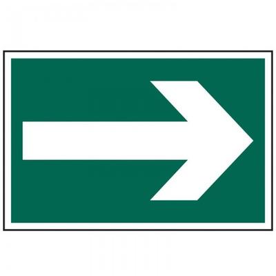 Scan Arrow Symbol - Pvc Sign 300 X 200mm