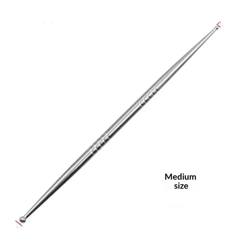1/3Pc Acupuncture Double Head Face Ear Massage Tool Steel Acupressure Pen Ear & Body Acupoint Probe For Muscle Soothing
