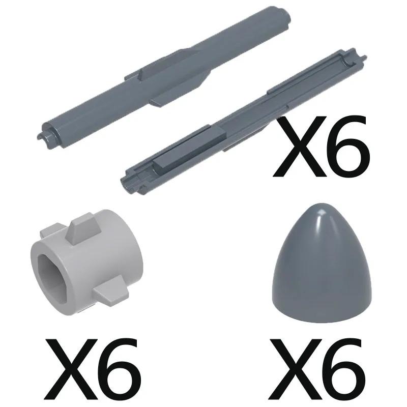 MOC Compatible Military Character Building Blocks Accessories Missile Models Fighter Jet Assembly Children's Toy Mini Brick Gift
