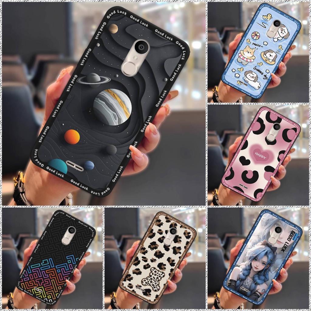 Durable Cover Phone Case For Alcatel 3C TPU Shockproof Dirt-resistant Cartoon Back Cover Soft Case Fashion Design Cute