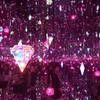 Iridescent Diamond Cube Wedding Ceiling Ornament for Decoration