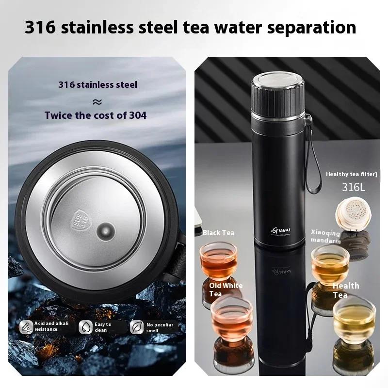 GIANXI Stainless Steel Thermos Bottle Minimalist style Portable Thermal Cold insulation Water Bottle high capacity Vacuum Flasks