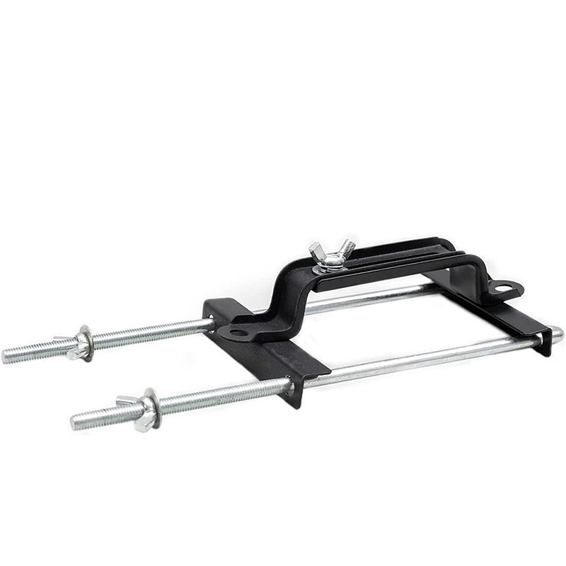 1Pcs Universal Car Adjustable Battery Tray Bracket Storage Battery Holder Tray Mount Hold Down Clamp Bracket Kit For Auto SUV
