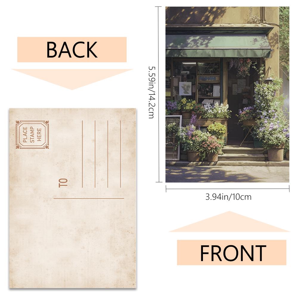 32pcs, Vintage Herb Garden Postcards, Perfect for Birthday/anniversary Gifts, Suitable for Collecting, Giving, and Mailing.