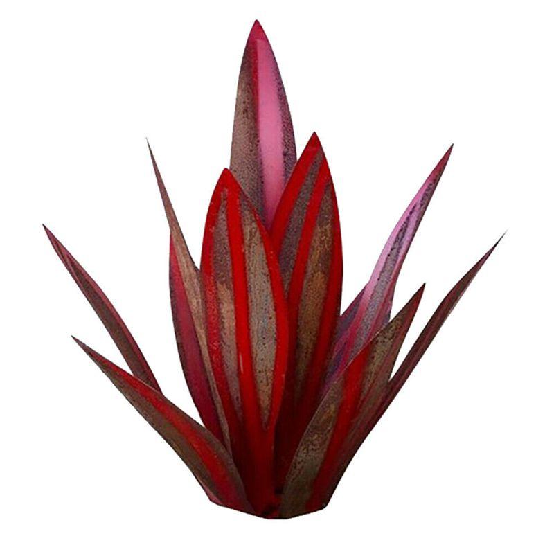 Unique Metal Tequila Rustic Agave Plant Sculpture For Garden And Home Enhancements