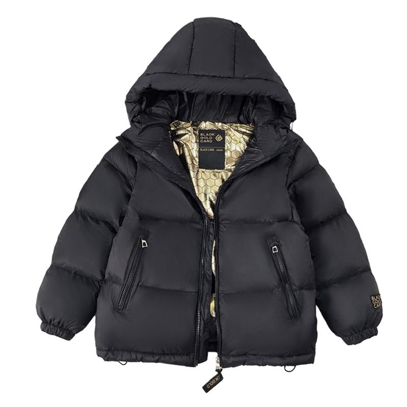 Cappotto con Cappuccio Invernale Caldo con Zip per Bambini 4-14 Anni