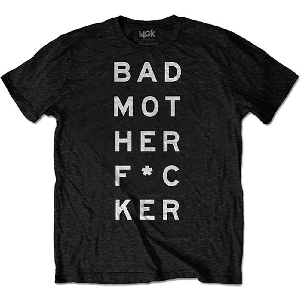 Men s Machine Gun Kelly (Music) Bad Mo-Fu Slim Fit T-shirt Small Black M