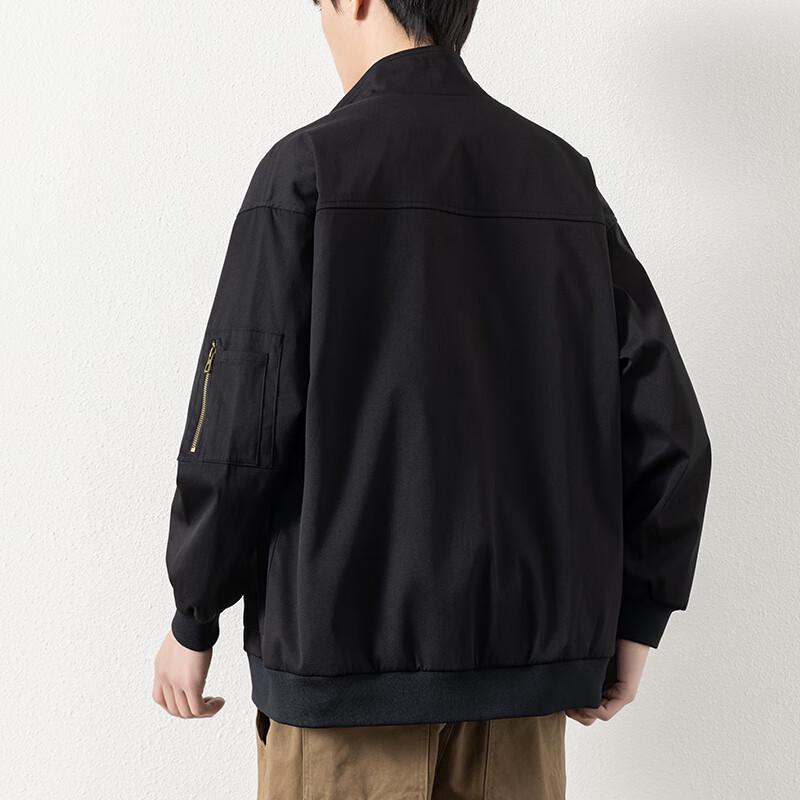 Wassup Sohot Men's Stand-Collar Casual Jacket