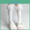 Japanese Lolita Cotton Ankle Socks With Lace Bows For Summer Comfort