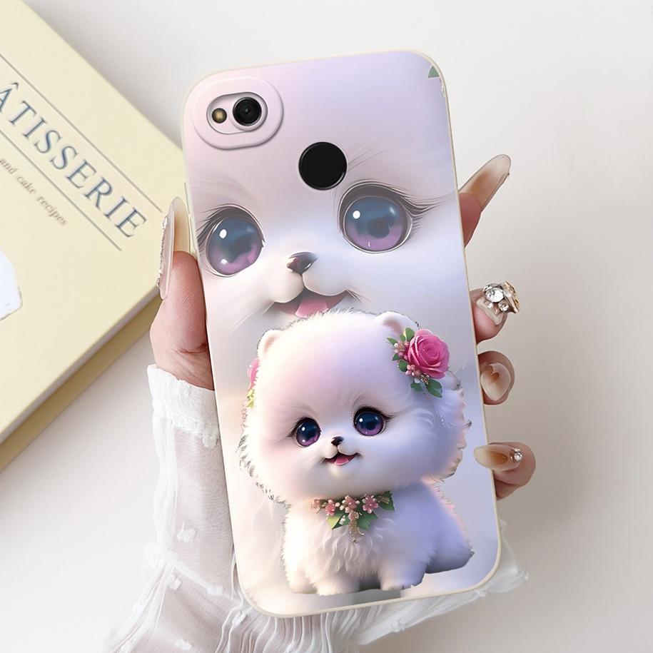 For Xiaomi Redmi 4X Case Cute Cartoon Rabbit Crown Cat Soft Silicone Lens Protective Cover For Xiaomi Redmi 4A 5A Redmi4X Shells