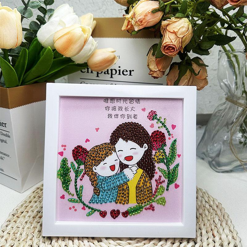 Children'S Diamond Painting Handmade Diy Masonry Painting Cartoon Diamond Sticker Bedroom Living Room Decorative Painting Photo Frame