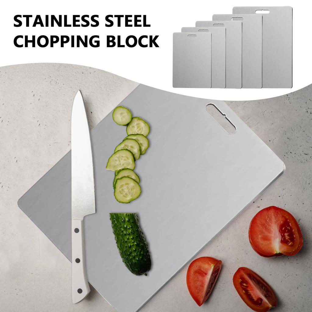 Stainless Steel Cutting Board Stainless Steel Kitchen Cutting Board Cutting Edge Hygienic Durability Food Grade, Home Use, Non-