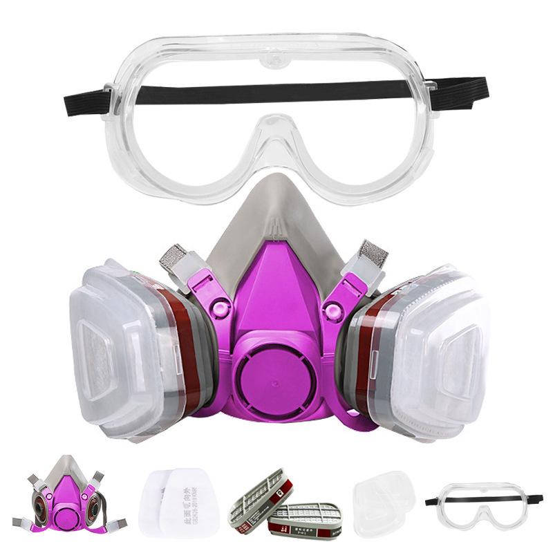 6200cos Animation Dust Spray Vopsea de gaz Mască - Protejează împotriva prafului și a fumului