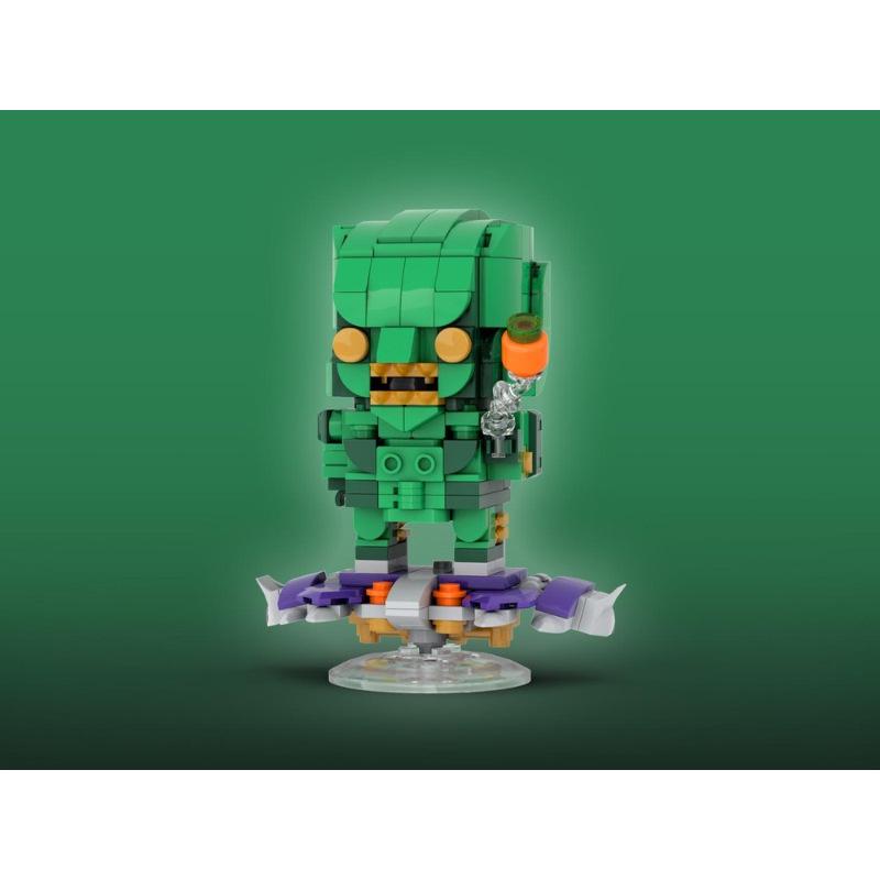 Platinum Brick MOC-95523 Green Goblin Head Figure from  Spider-Man: No Way Home