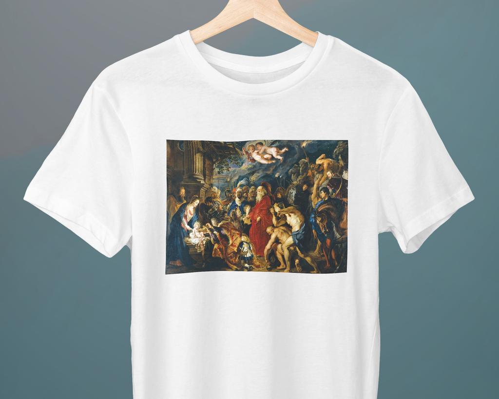 Adoration of the Magi Peter Paul Rubens Painting Unisex T-Shirt Art T-Shirt Fine Art T-Shirt Gift for Her Gift for Him Art Lover Gift